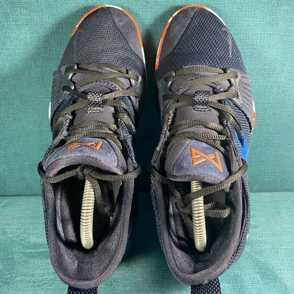Size 8 - Men’s Nike Paul George 2 Black/blue shoes - Picture 7 of 9